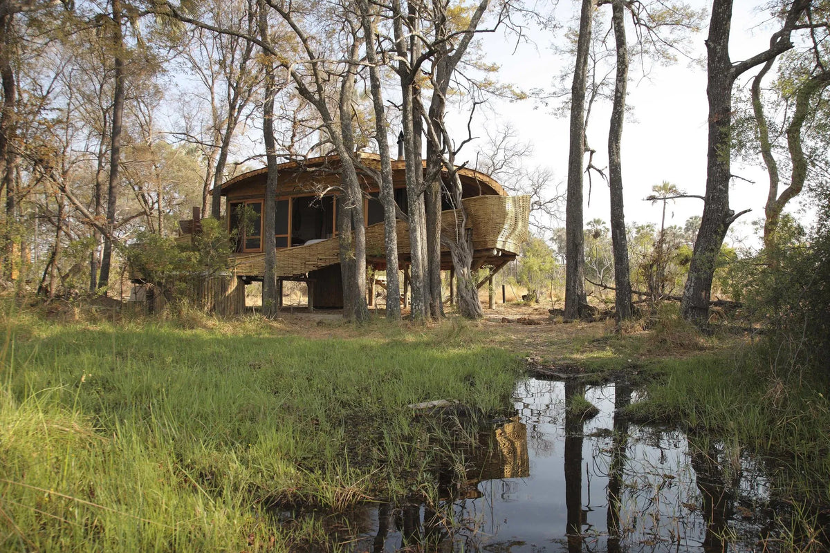 Sandibe Okavango Safari Lodge at andBeyond Sandibe Okavango Safari Lodge, Okavango Delta, Botswana.