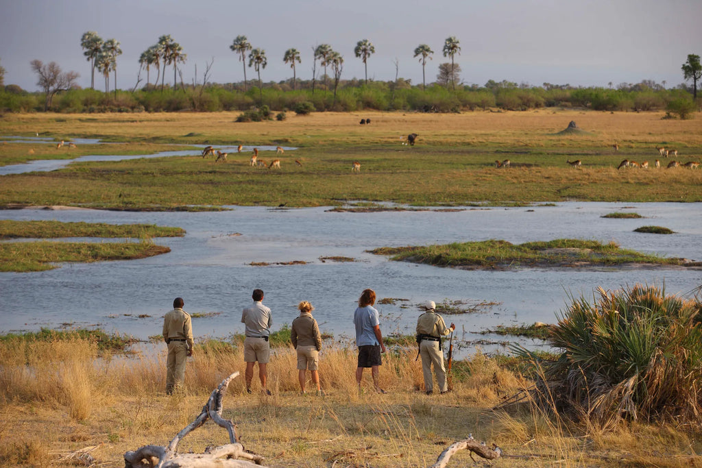 Sandibe Okavango Safari Lodge at andBeyond Sandibe Okavango Safari Lodge, Okavango Delta, Botswana.