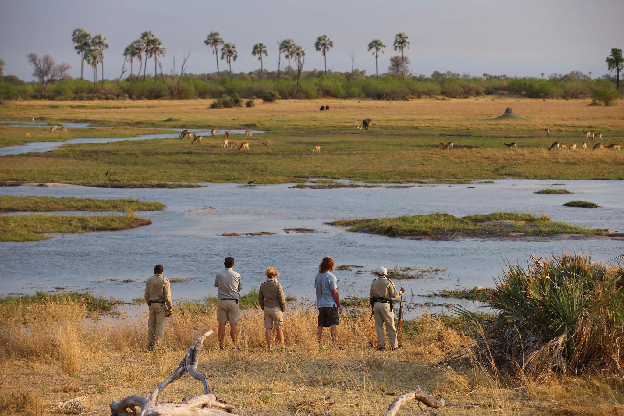 Sandibe Okavango Safari Lodge at andBeyond Sandibe Okavango Safari Lodge, Okavango Delta, Botswana.