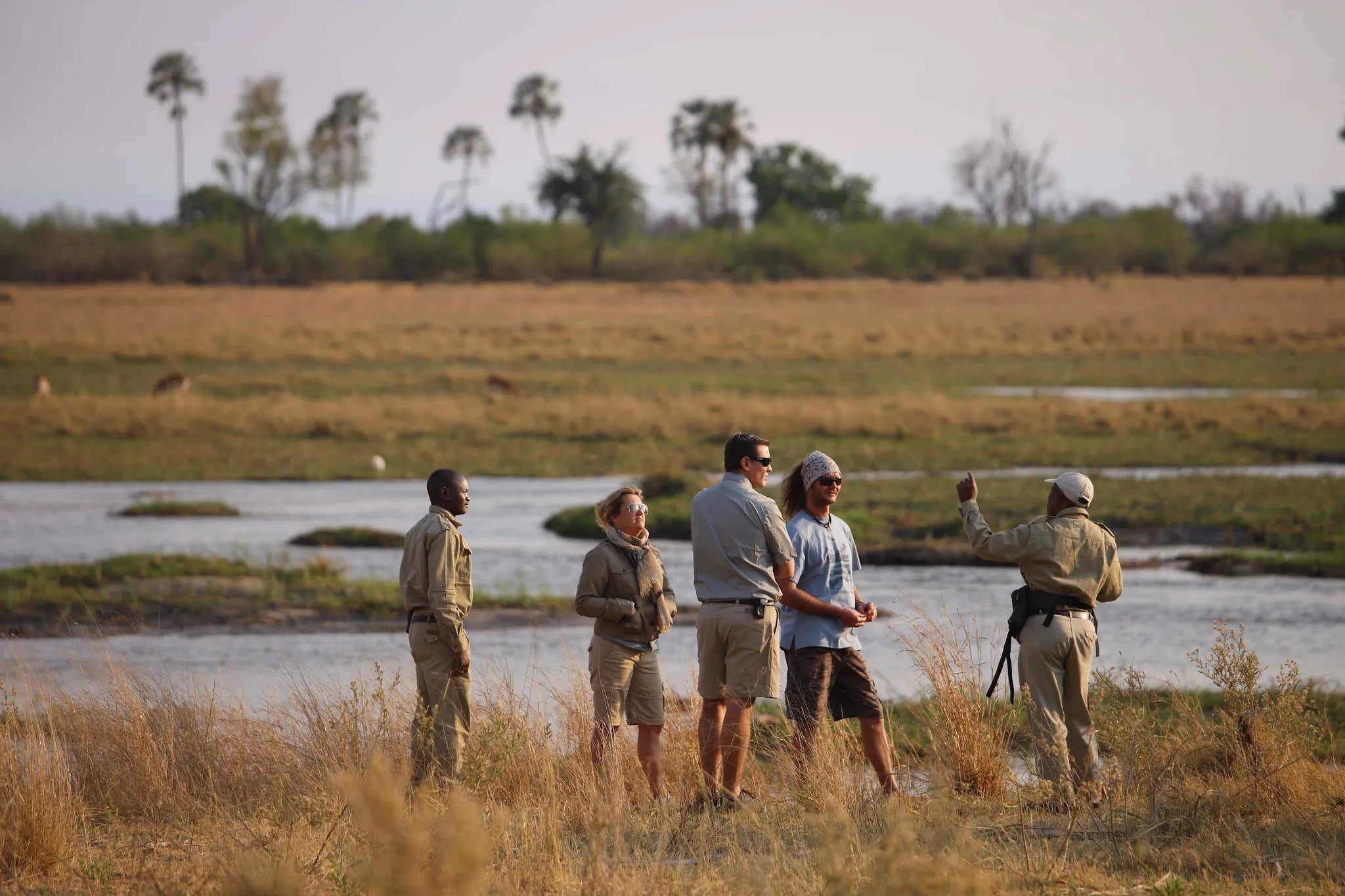 Sandibe Okavango Safari Lodge at andBeyond Sandibe Okavango Safari Lodge, Okavango Delta, Botswana.