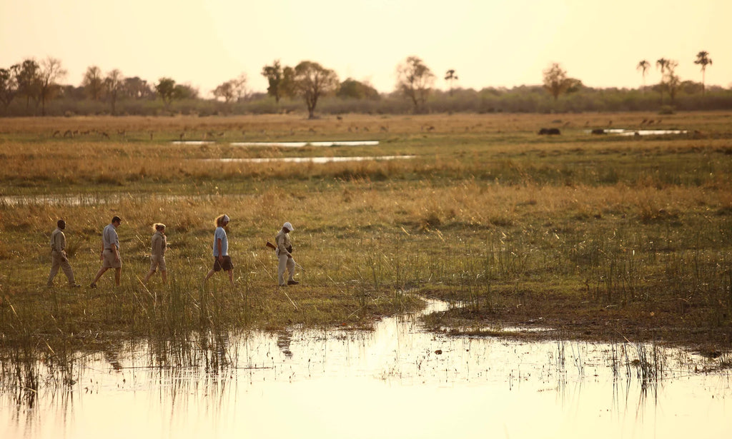 Sandibe Okavango Safari Lodge at andBeyond Sandibe Okavango Safari Lodge, Okavango Delta, Botswana.