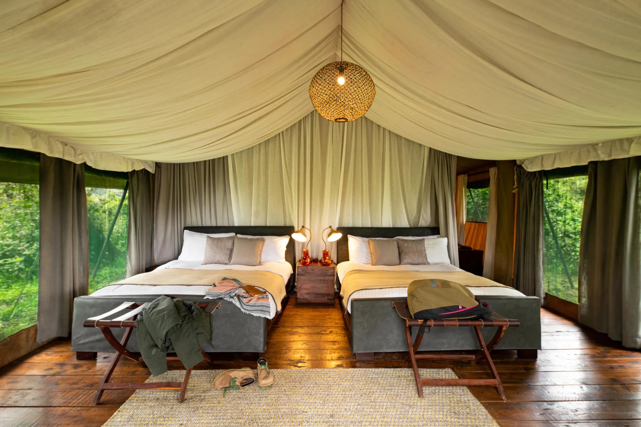 Lemala Ngorongoro Tented Camp at Lemala Ngorongoro Tented Camp, Ngorongoro Crater, Tanzania.