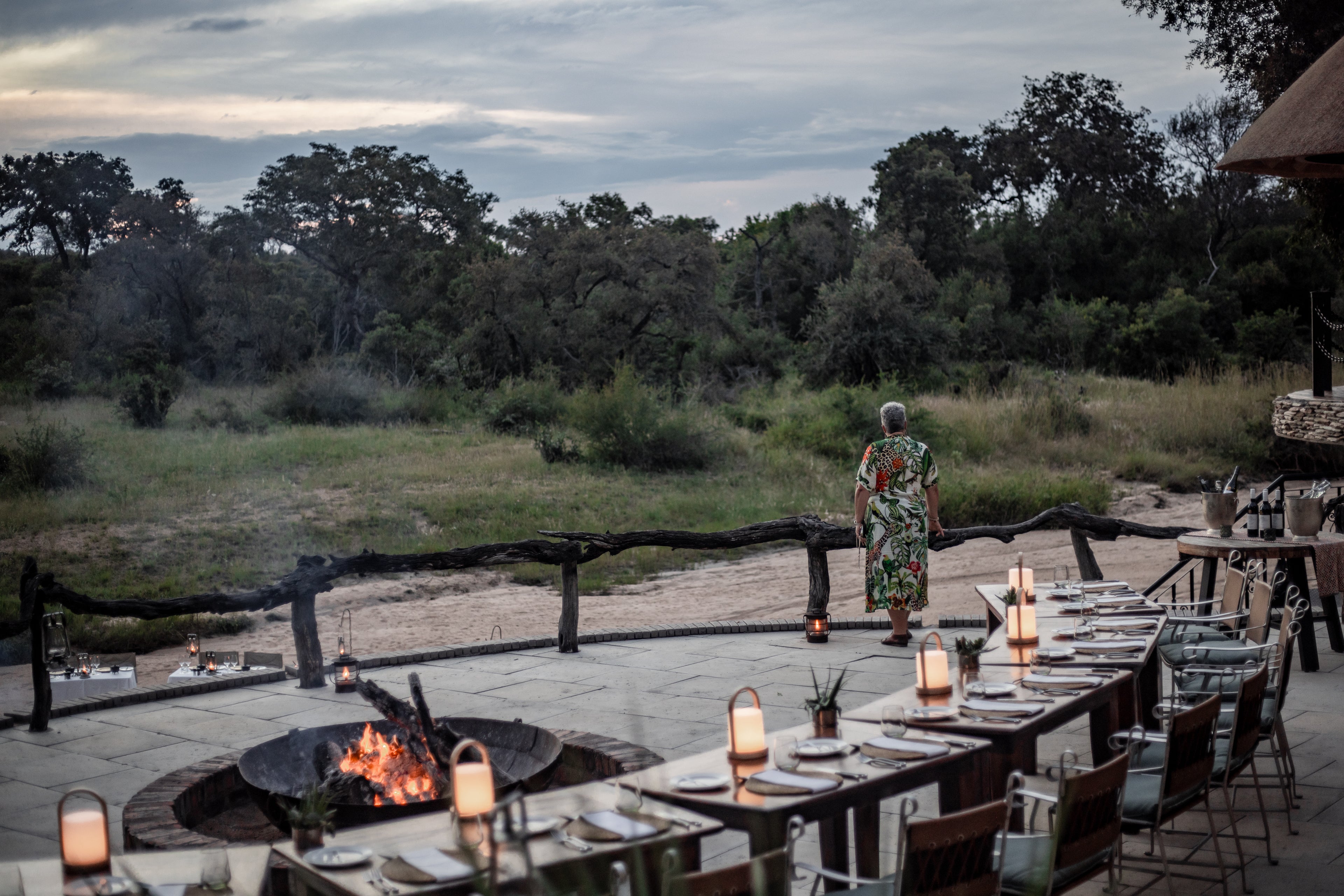 Fire side dining