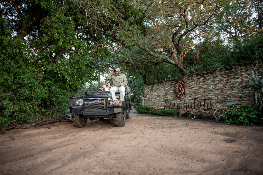 Shumbalala Game Lodge entrance