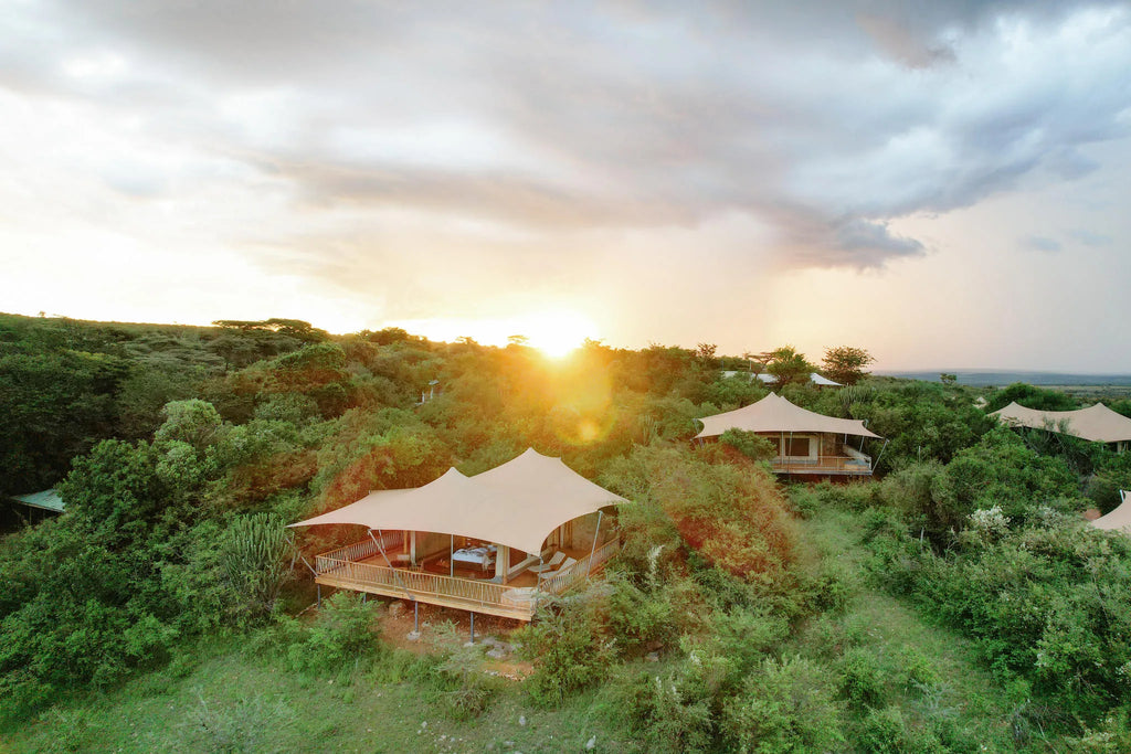 your tent suite is surrounded by nature at Mara Bushtops Camp, Masai Mara, Kenya.