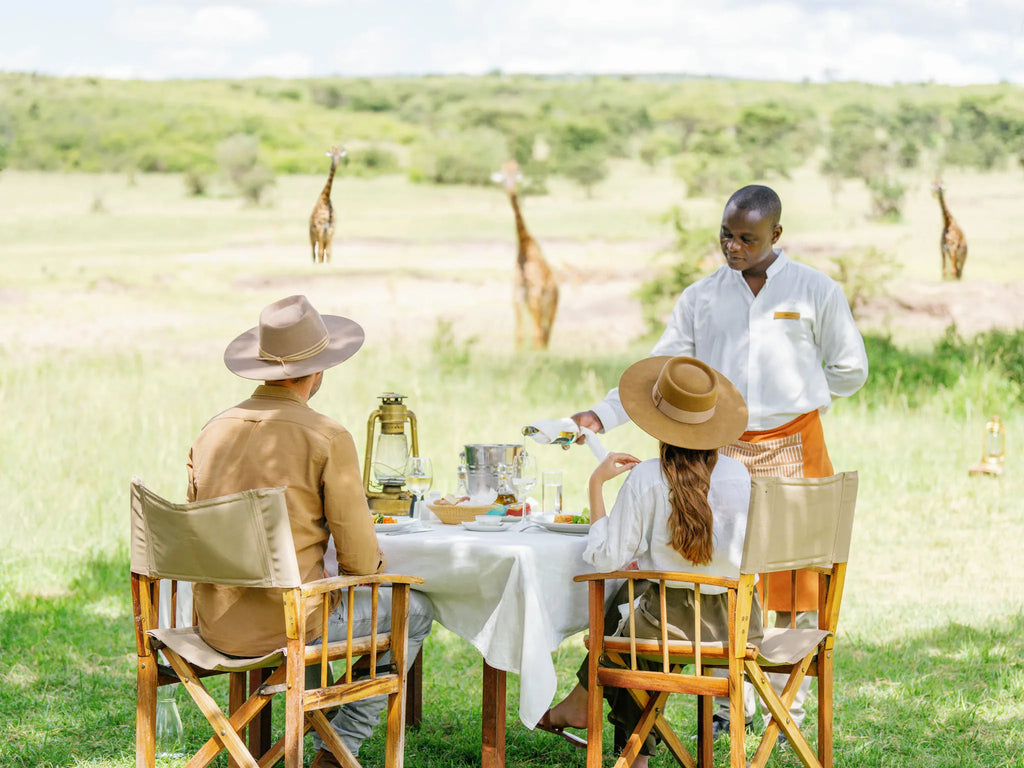 simply magical, lunch by the salt lick at Mara Bushtops Camp, Masai Mara, Kenya.