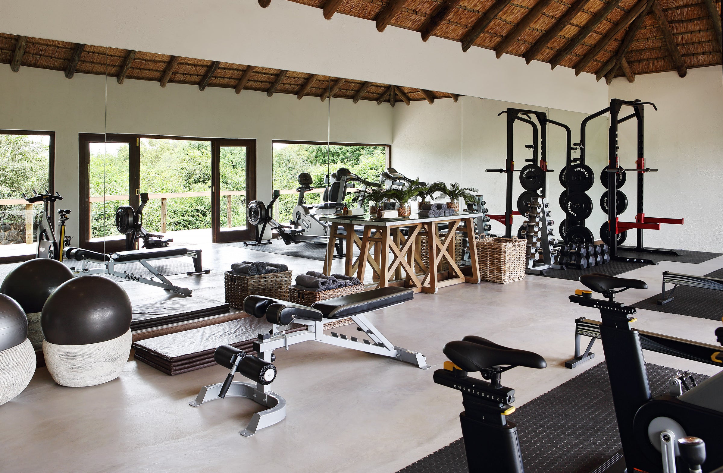 Londolozi Private Granite Suites — Fitness Room
