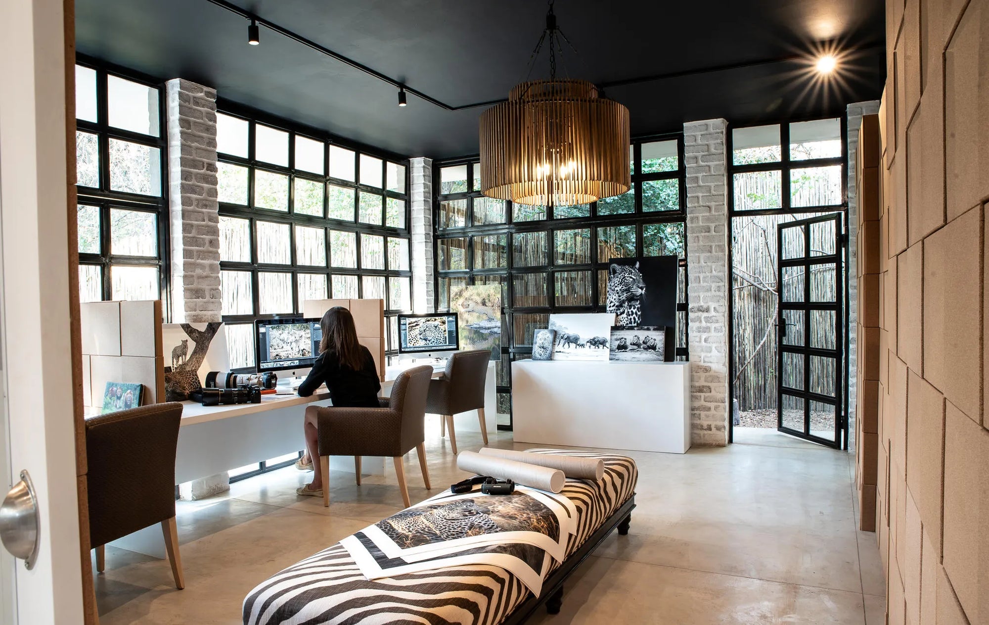 Londolozi Photographic Studio at Londolozi Private Granite Suites, Londolozi Game Reserve, South Africa.