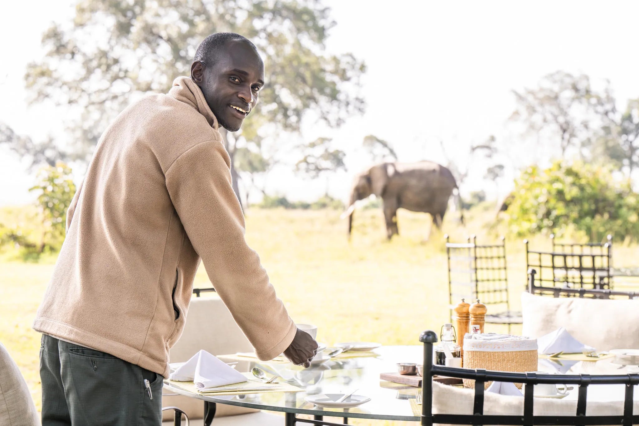 Governors' Camp at Governors' Camp, Masai Mara National Reserve, Kenya.