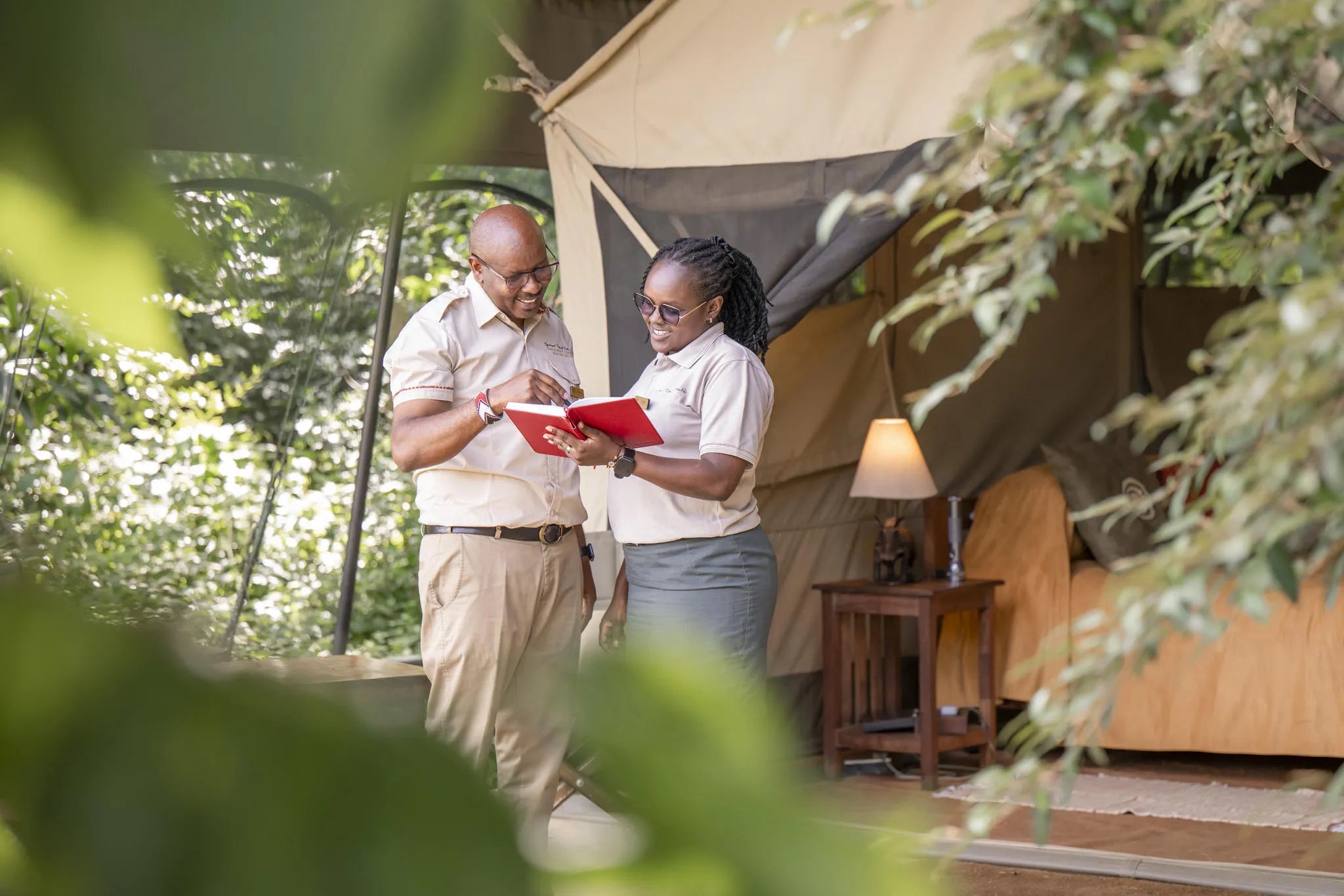 Governors' Camp at Governors' Camp, Masai Mara National Reserve, Kenya.