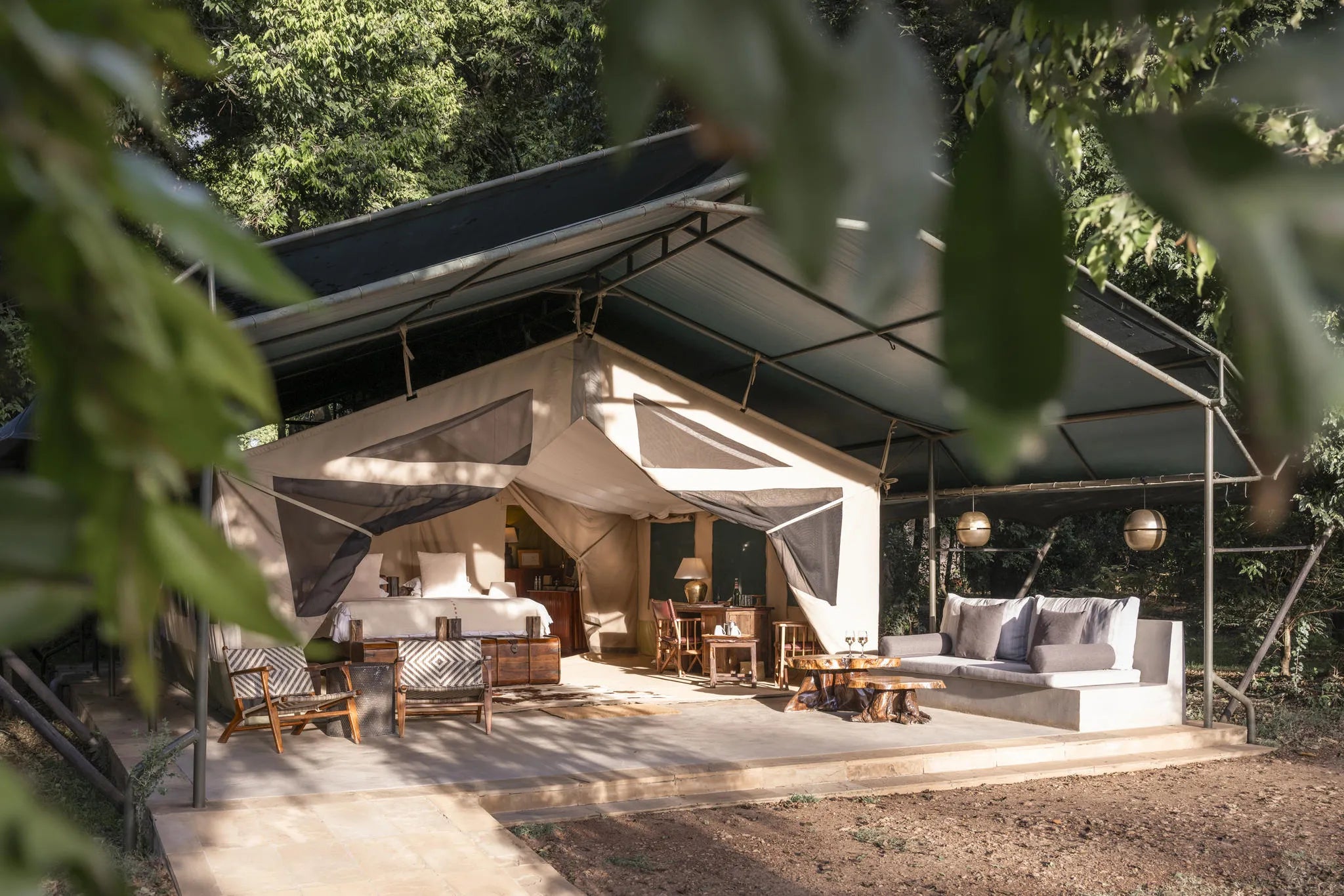 Governors' Il Moran Camp at Governors' Il Moran Camp, Masai Mara National Reserve, Kenya.