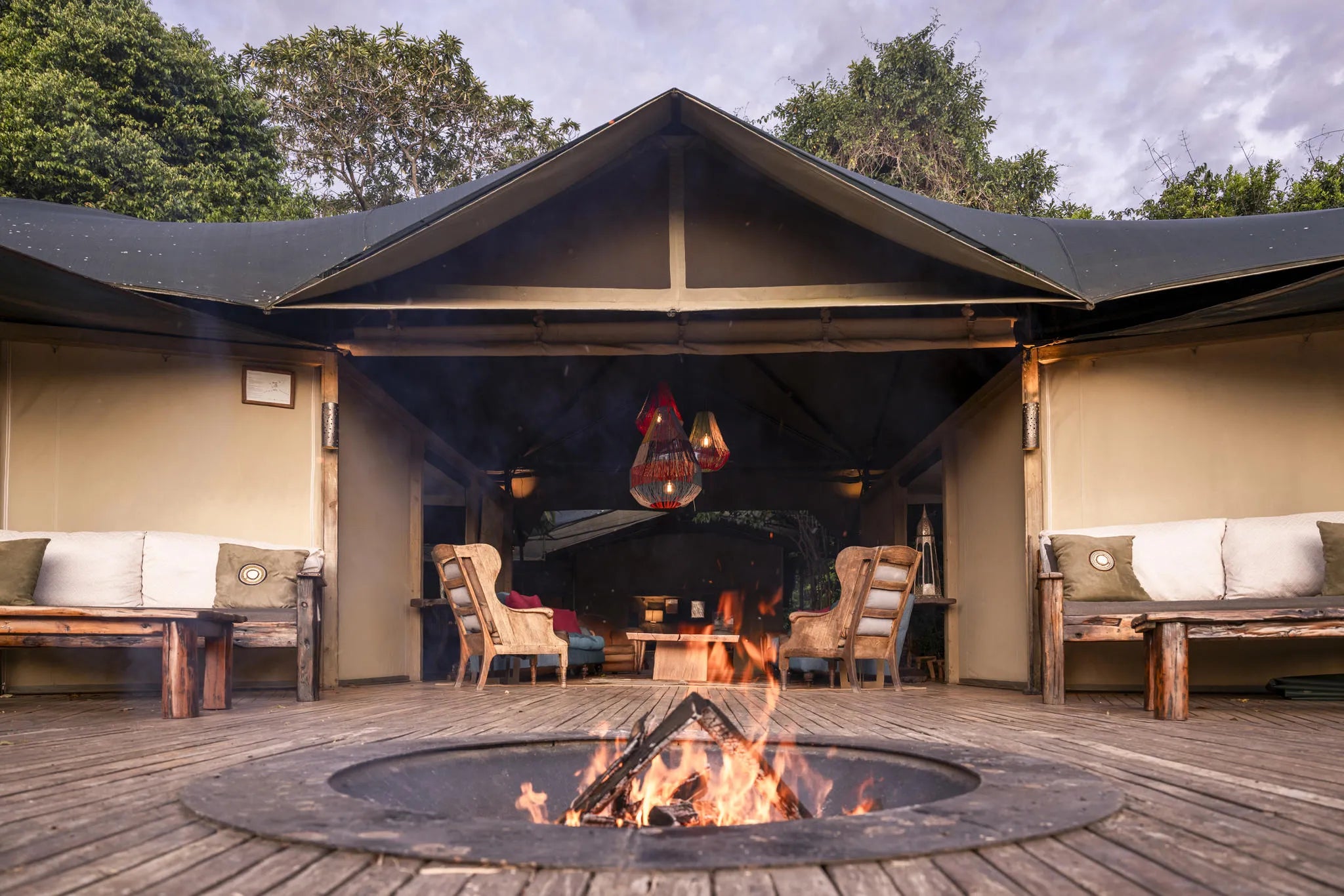 Governors' Il Moran Camp at Governors' Il Moran Camp, Masai Mara National Reserve, Kenya.