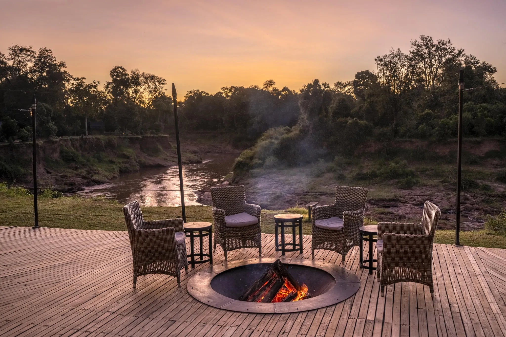 Governors' Il Moran Camp at Governors' Il Moran Camp, Masai Mara National Reserve, Kenya.