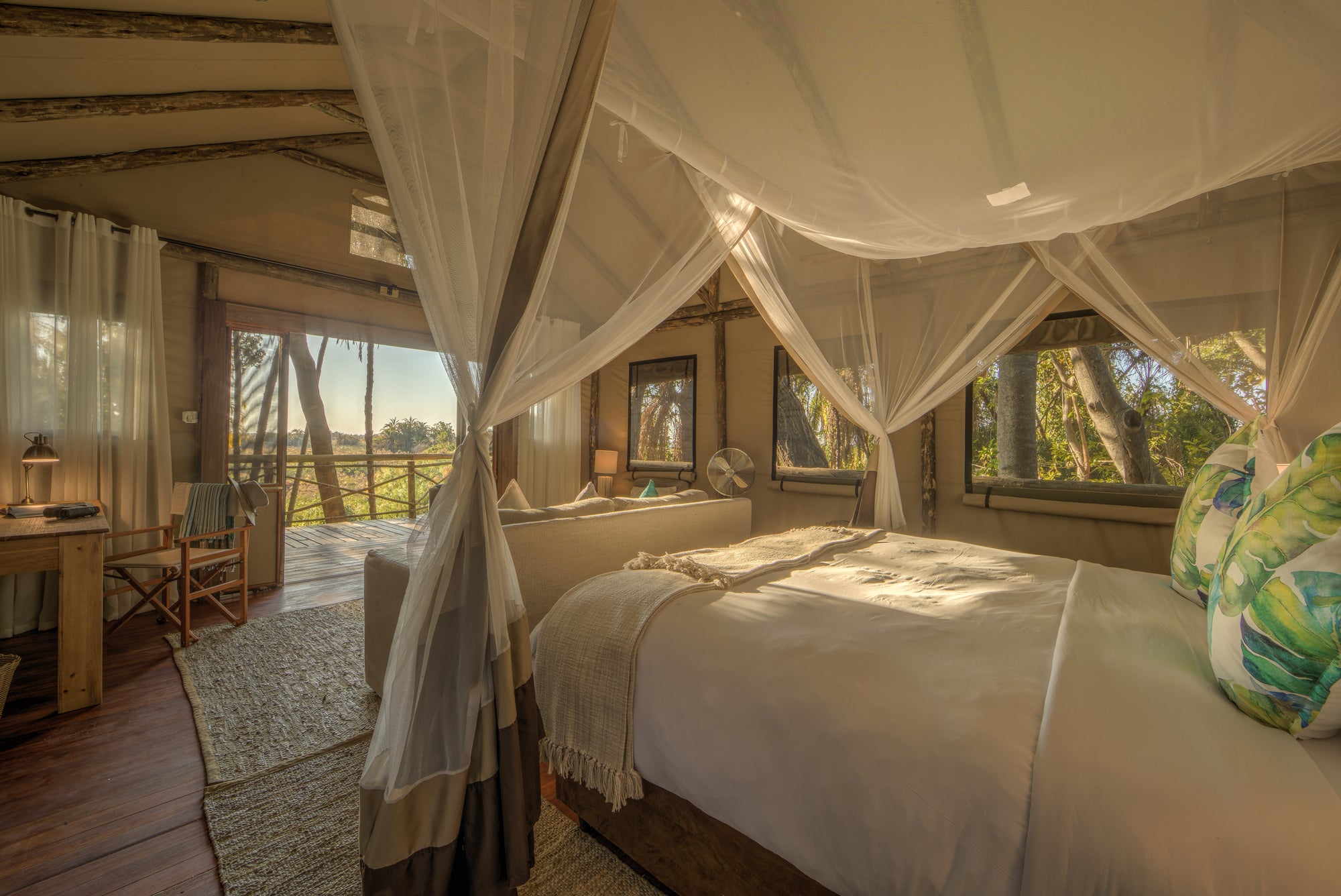 Tent Interior at Setari Camp