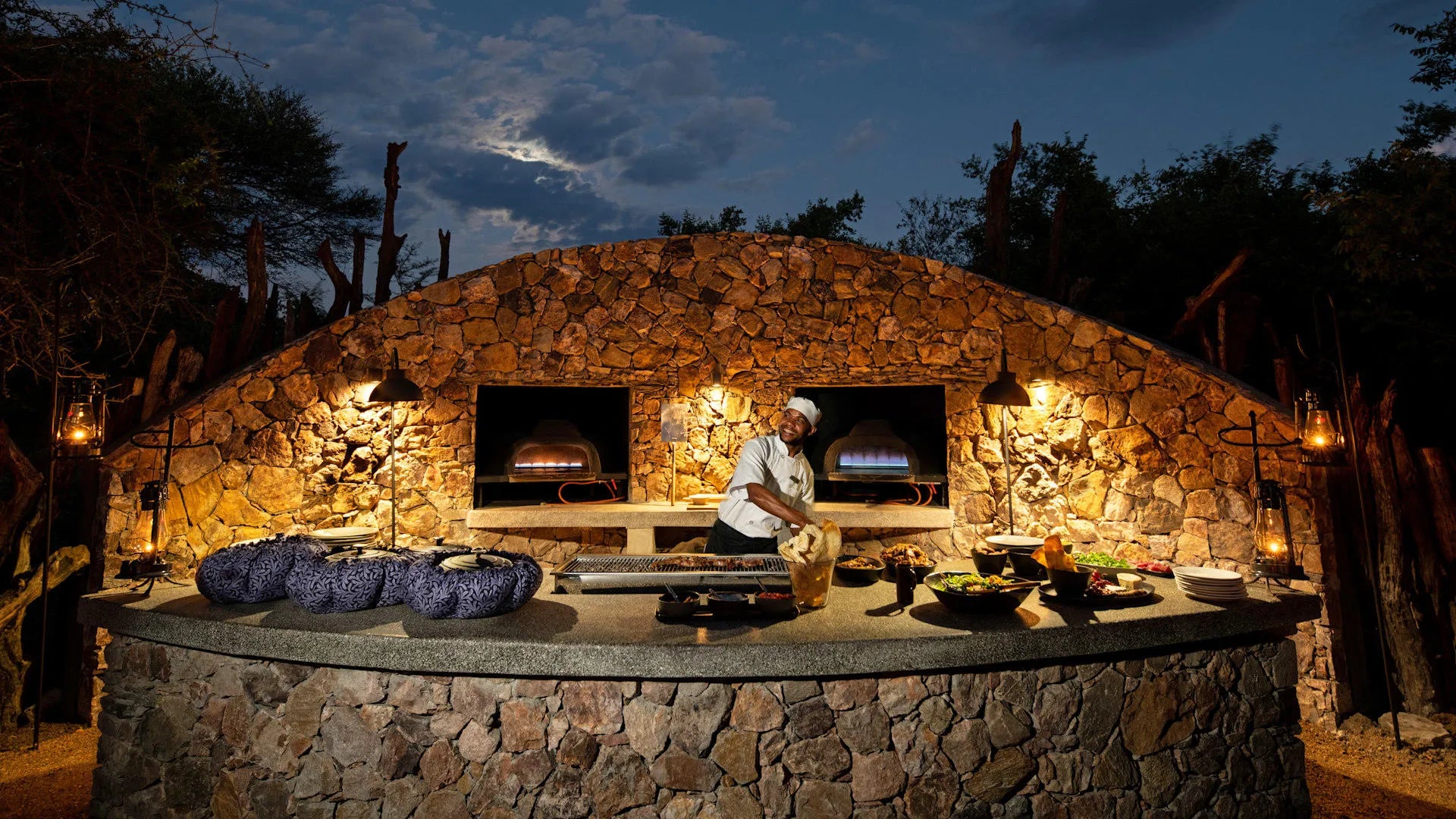 Tanzania-Grumeti-Serengeti-River-Lodge-Experiences-Boma-dinner-with-andBeyonder-Chef at andBeyond Grumeti Serengeti River ...