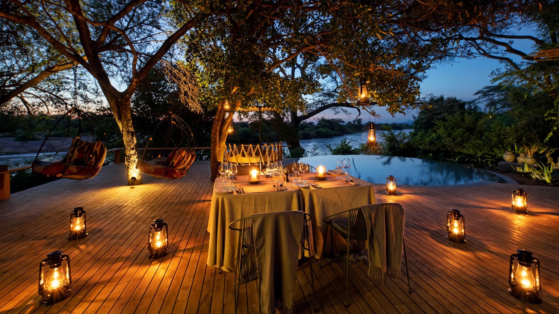 Tanzania-Grumeti-Serengeti-River-Lodge-Guest-Area-Lodge-Pool-Guest-Delight at andBeyond Grumeti Serengeti River Lodge, Ser...