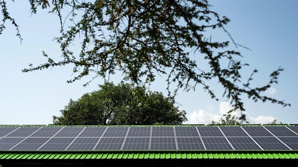 Tanzania-Grumeti-Serengeti-River-Lodge-Impact-back-of-house-solar-panels_2 at andBeyond Grumeti Serengeti River Lodge, Ser...