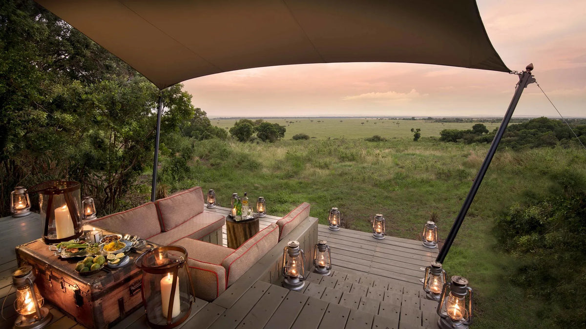 andBeyond Bateleur Camp (North camp) at andBeyond Bateleur Camp, Masai Mara, Kenya.