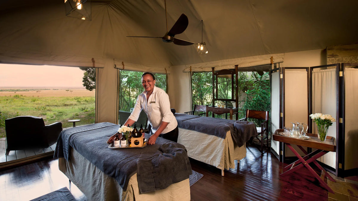 andBeyond Bateleur Camp at andBeyond Bateleur Camp, Masai Mara, Kenya.