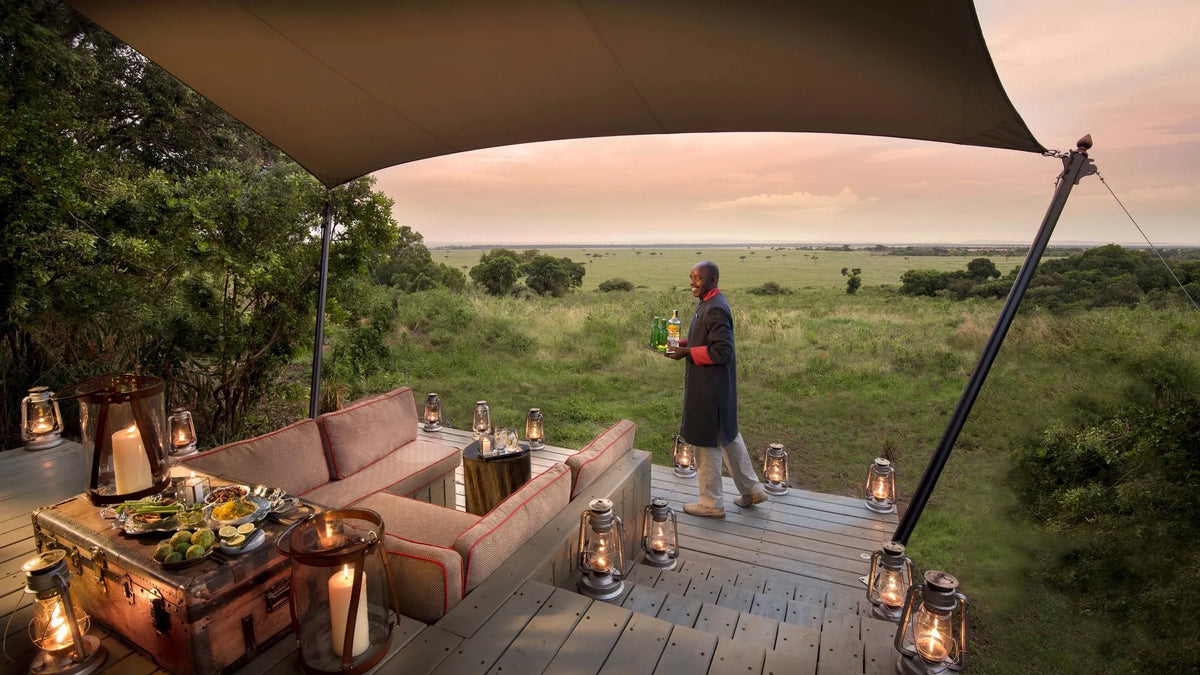 andBeyond Bateleur Camp at andBeyond Bateleur Camp, Masai Mara, Kenya.