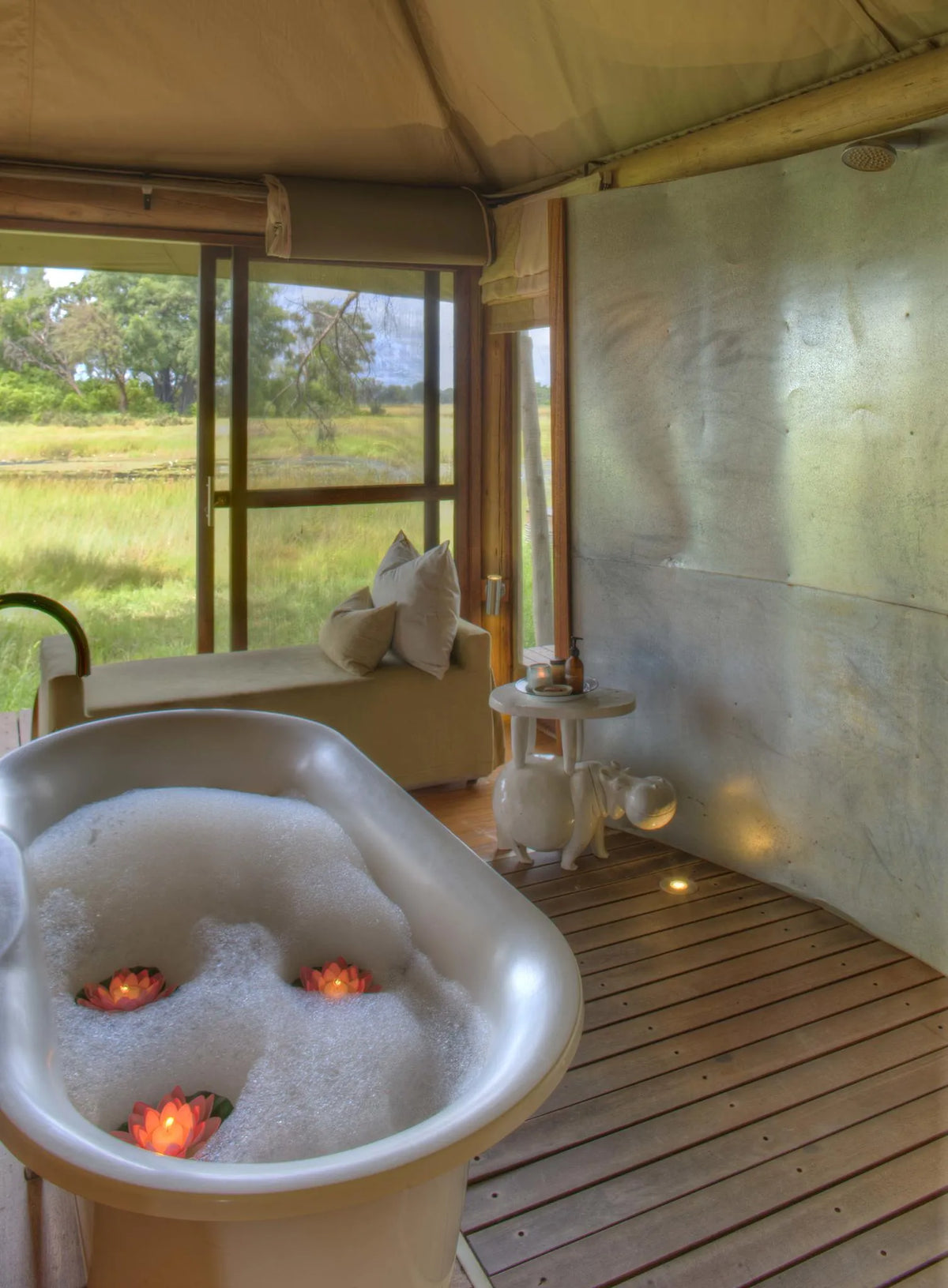 Xaranna Okavango Delta Camp at andBeyond Xaranna Okavango Delta Camp, Okavango Delta, Botswana.