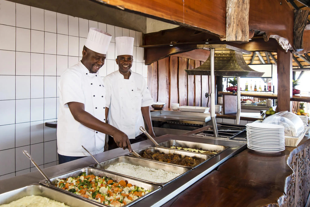 Buffet at Twyfelfontein Country Lodge, Twyfelfontein, Namibia.