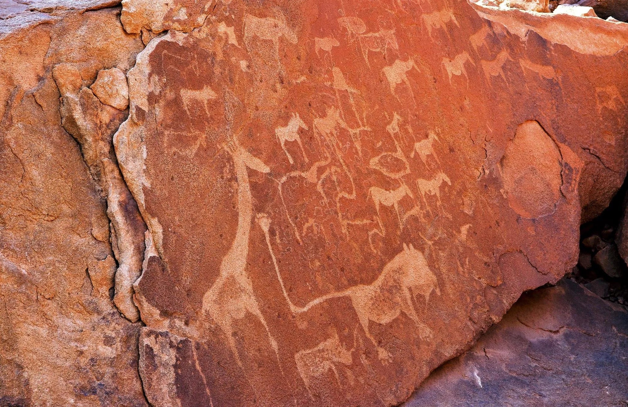Rock Engravings - Activity at Twyfelfontein Country Lodge, Twyfelfontein, Namibia.