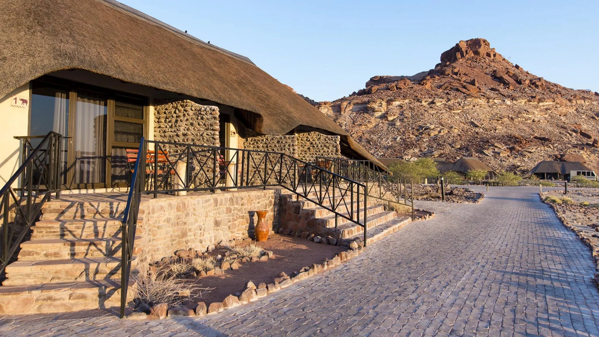 External View - Rooms at Twyfelfontein Country Lodge, Twyfelfontein, Namibia.