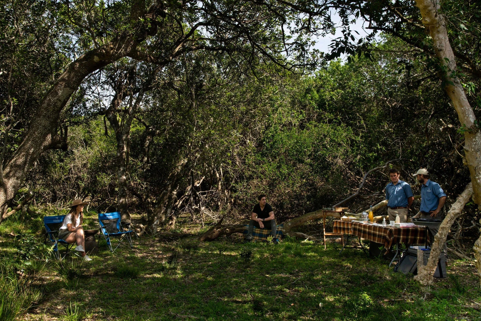 Bush Breakfast at Oceana Beach & Wildlife Reserve, Port Alfred, South Africa.
