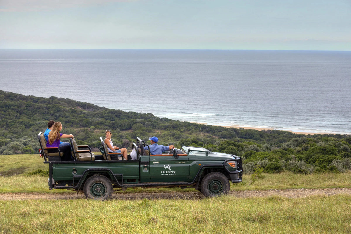 Game Drives with a view at Oceana Beach & Wildlife Reserve, Port Alfred, South Africa.