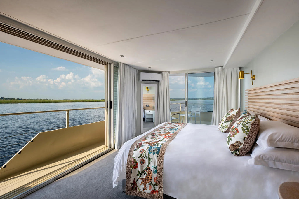 Luxury Suite at Zambezi Queen by Mantis, Chobe River Front Namibia, Namibia.