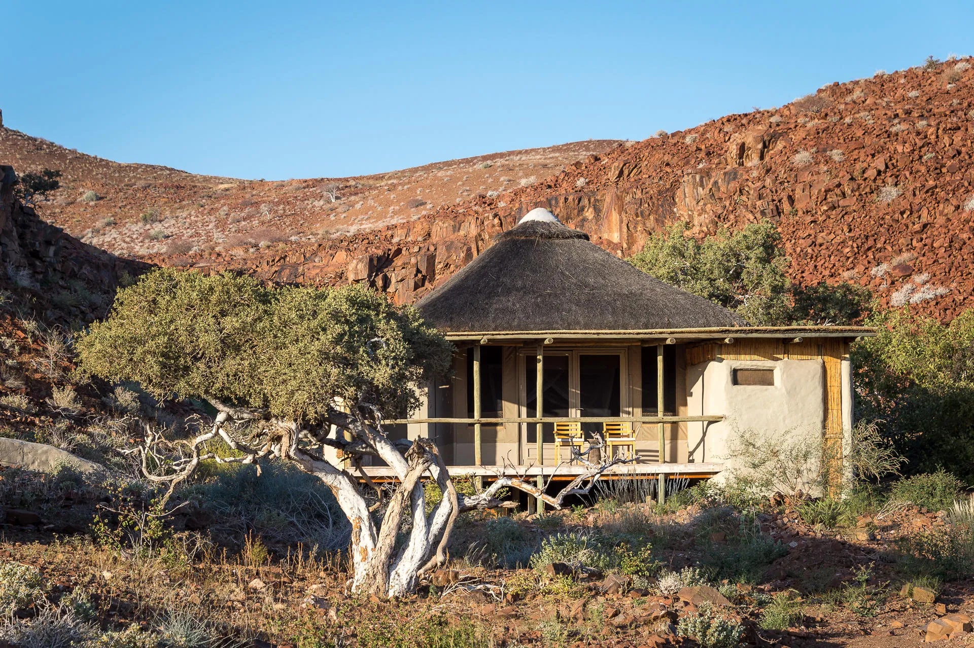 Wilderness Damaraland Camp at Wilderness Damaraland Camp, Damaraland, Namibia.