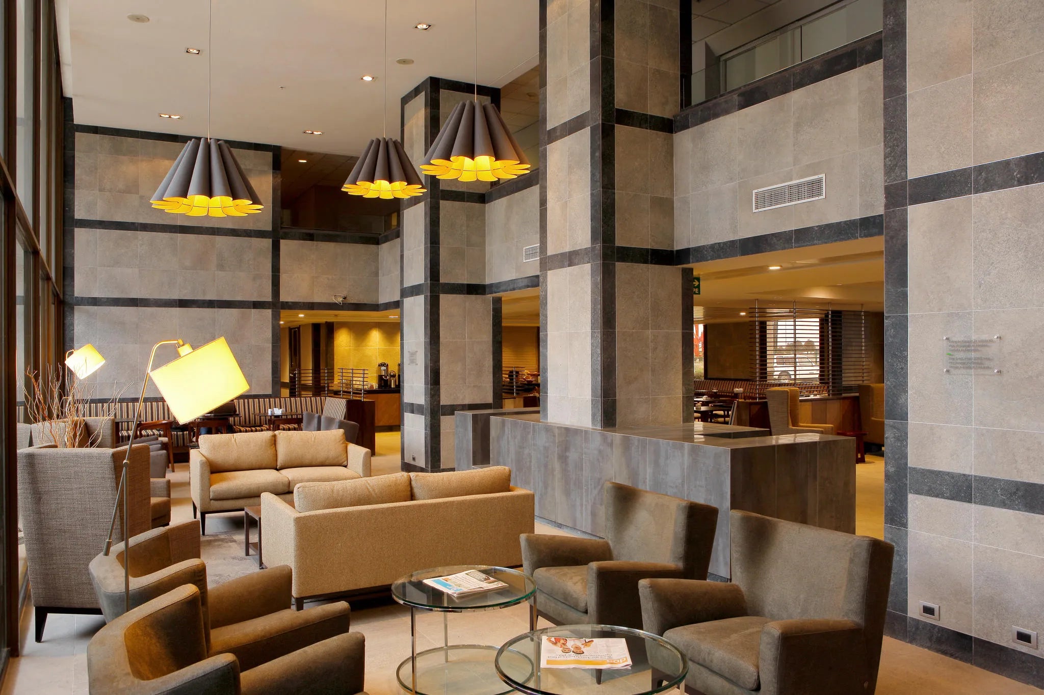 LOBBY at Holiday Inn Express Concepcion, Conception, Chile.