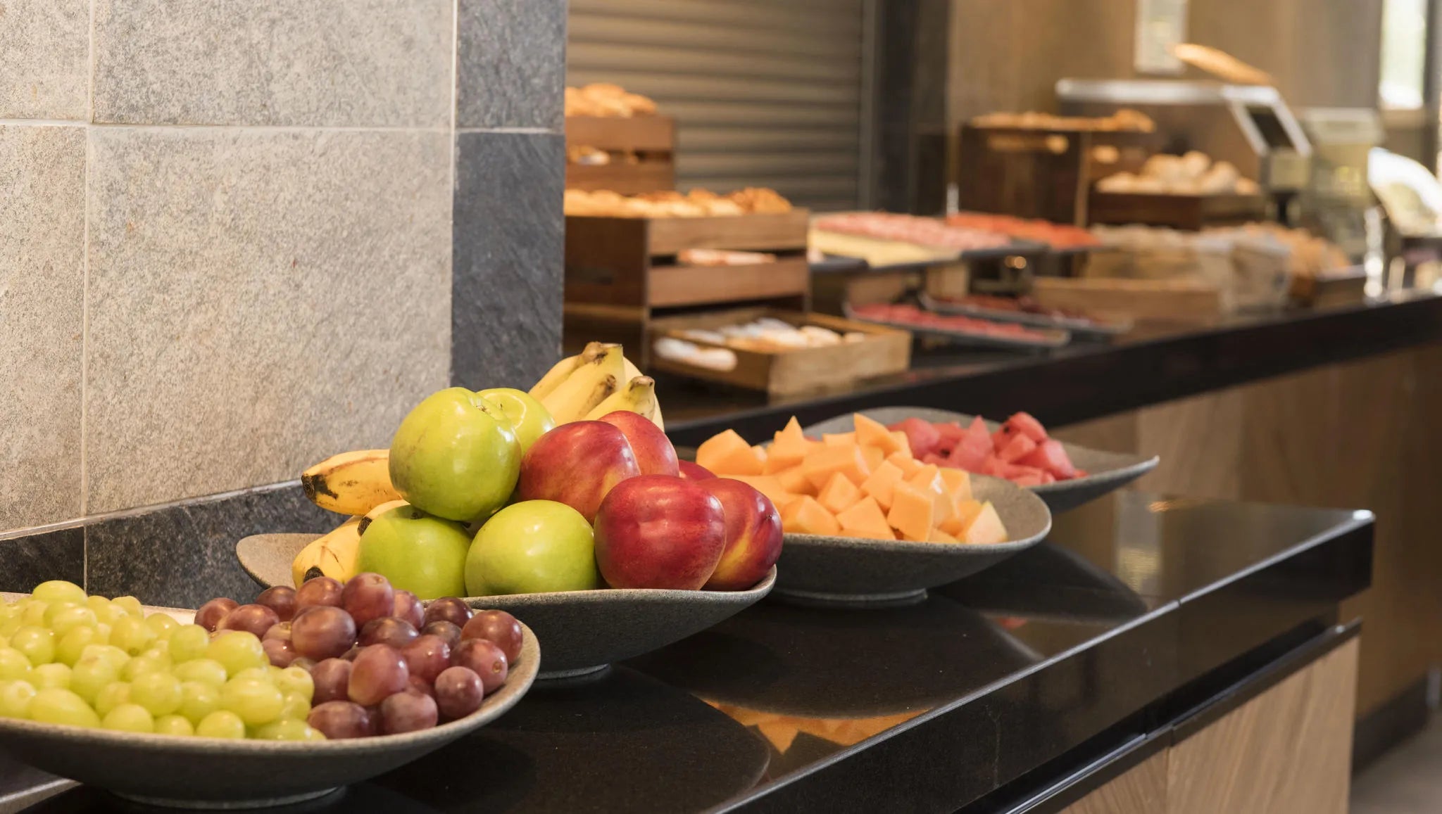 BREAKFAST at Holiday Inn Express Concepcion, Conception, Chile.