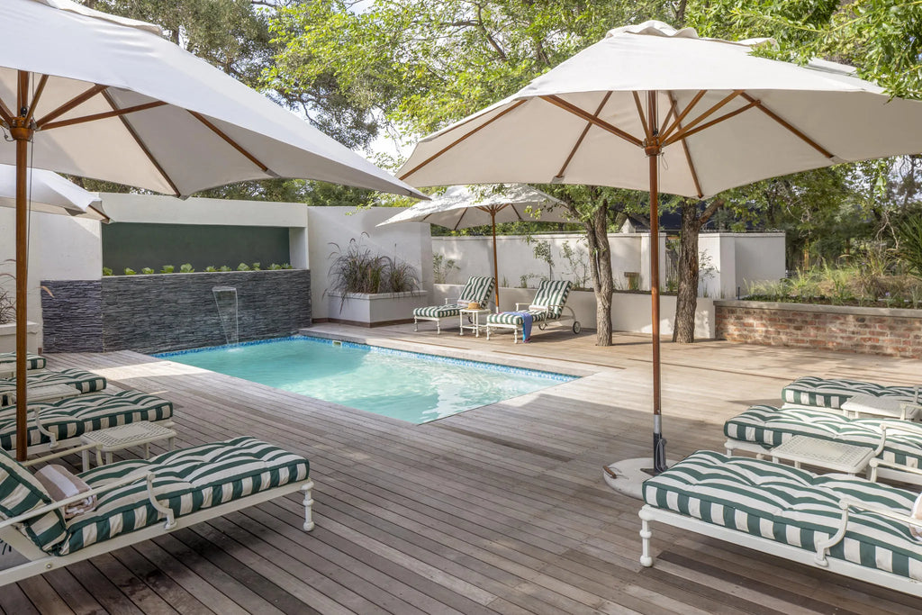 Simbavati River Lodge at Simbavati River Lodge, Timbavati Private Nature Reserve, South Africa.
