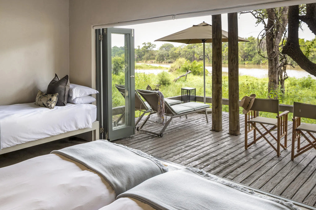 Simbavati River Lodge at Simbavati River Lodge, Timbavati Private Nature Reserve, South Africa.