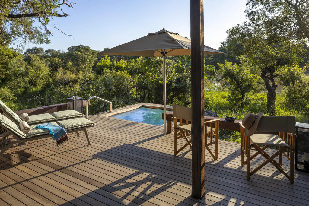 Simbavati River Lodge at Simbavati River Lodge, Timbavati Private Nature Reserve, South Africa.