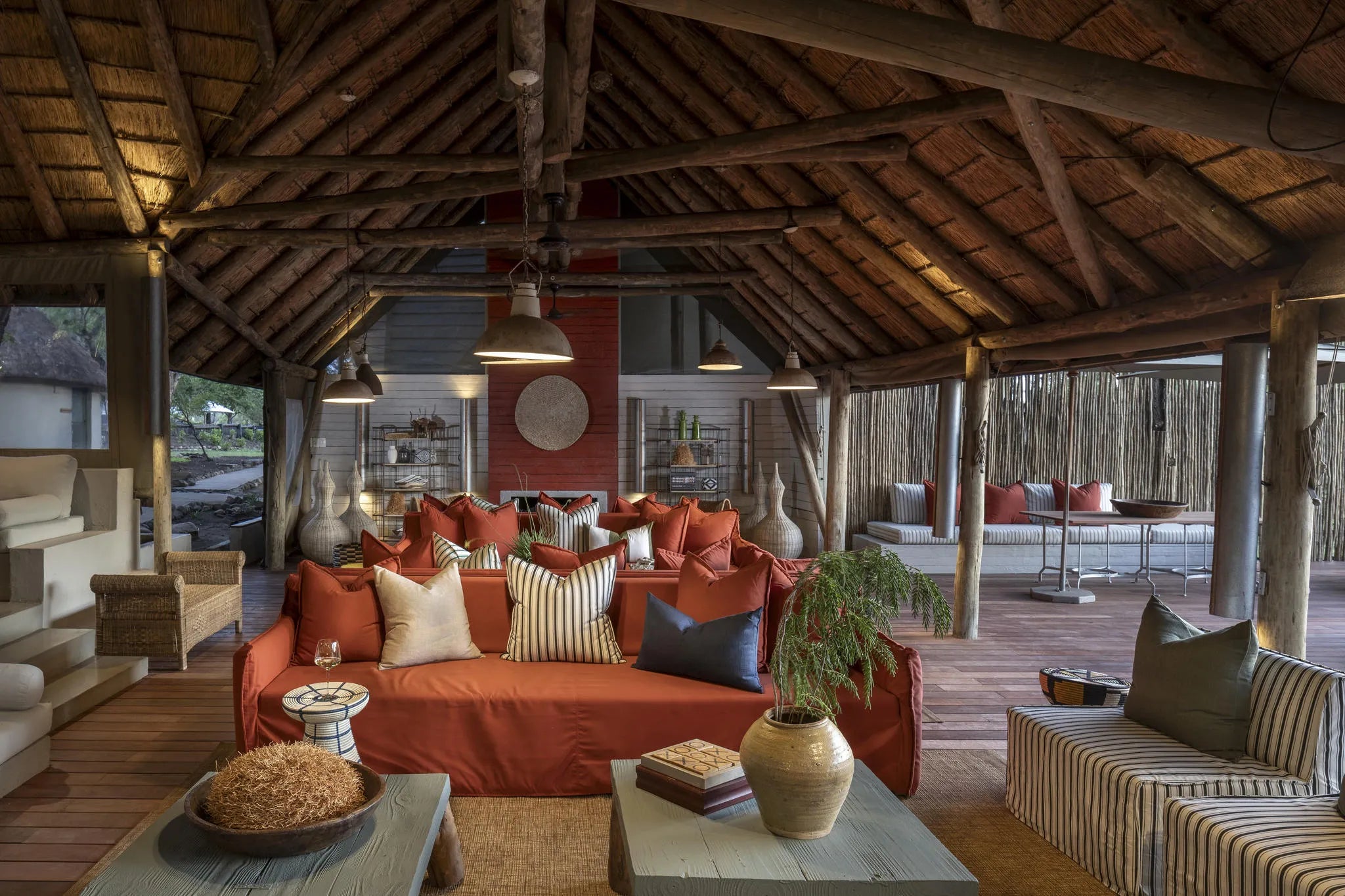 Simbavati River Lodge at Simbavati River Lodge, Timbavati Private Nature Reserve, South Africa.