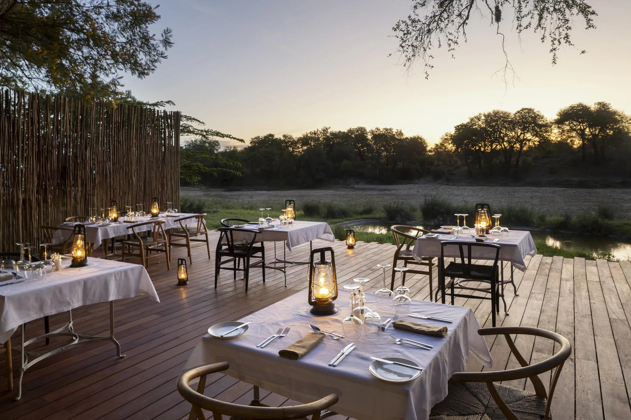 Simbavati River Lodge at Simbavati River Lodge, Timbavati Private Nature Reserve, South Africa.