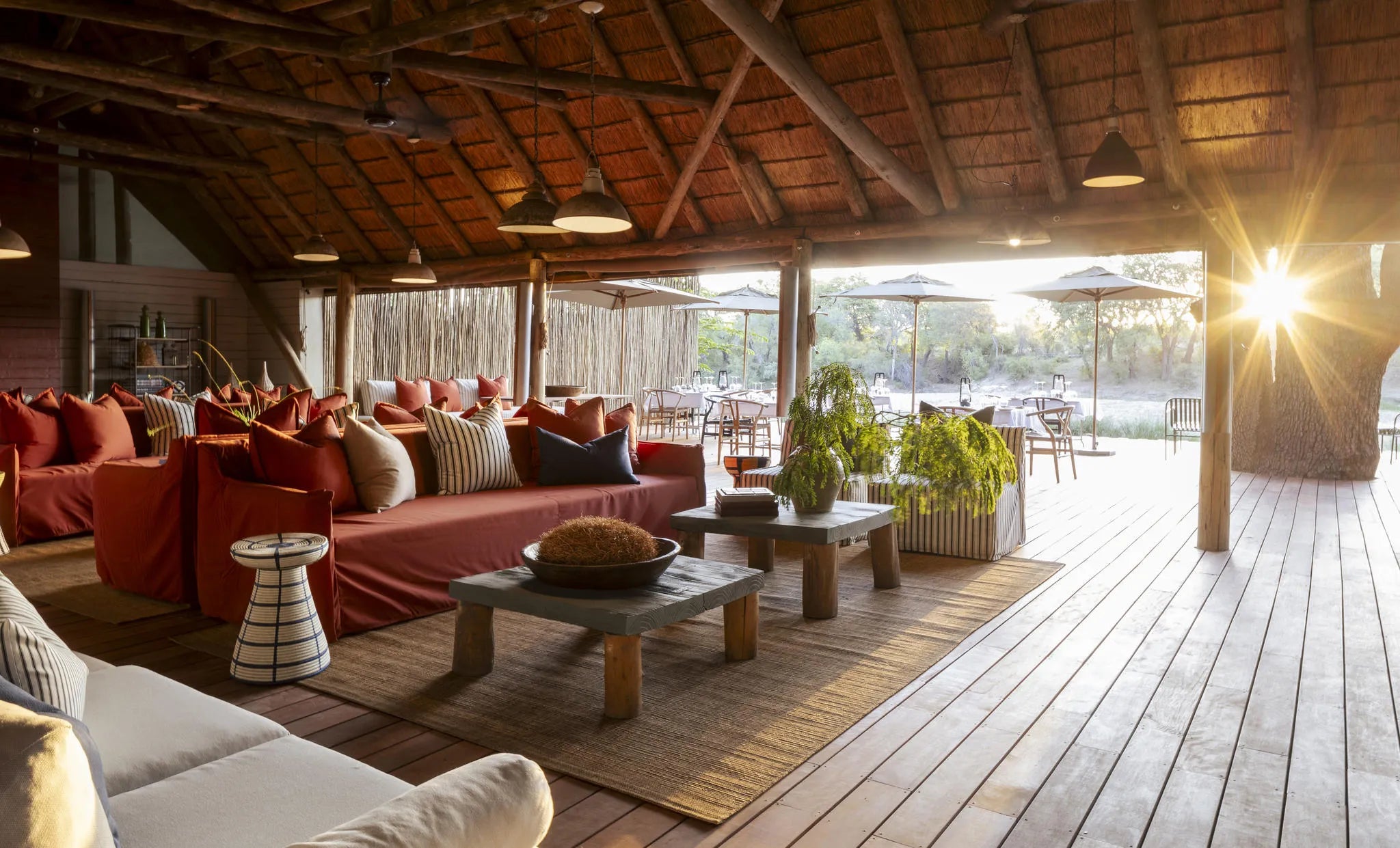 Simbavati River Lodge at Simbavati River Lodge, Timbavati Private Nature Reserve, South Africa.