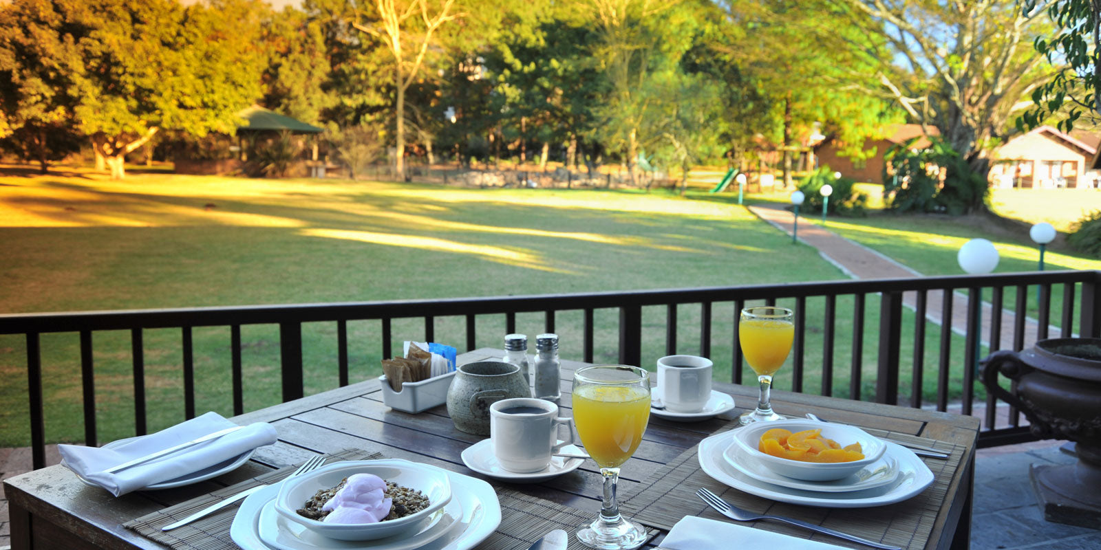 Breakfast terrace