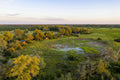 Aerial at Little Sable, Khwai Private Reserve, Botswana.