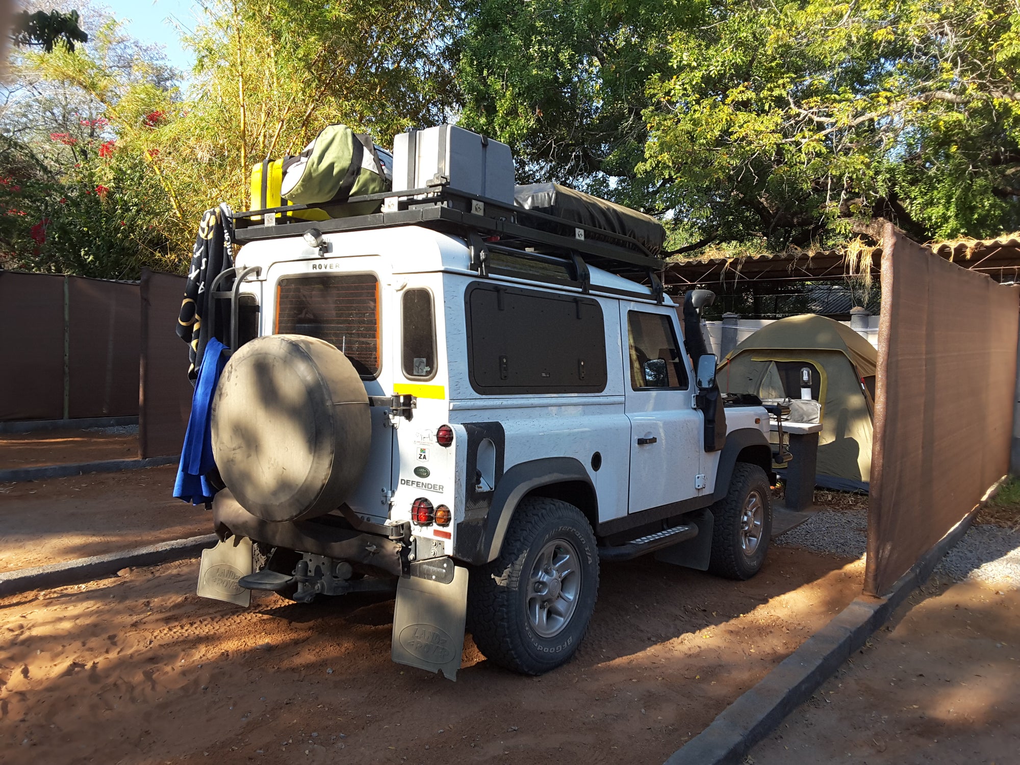 Vehicle camping site