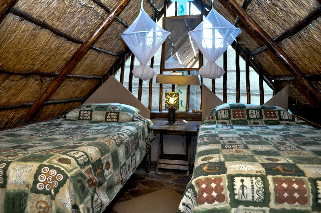A-frame twin room