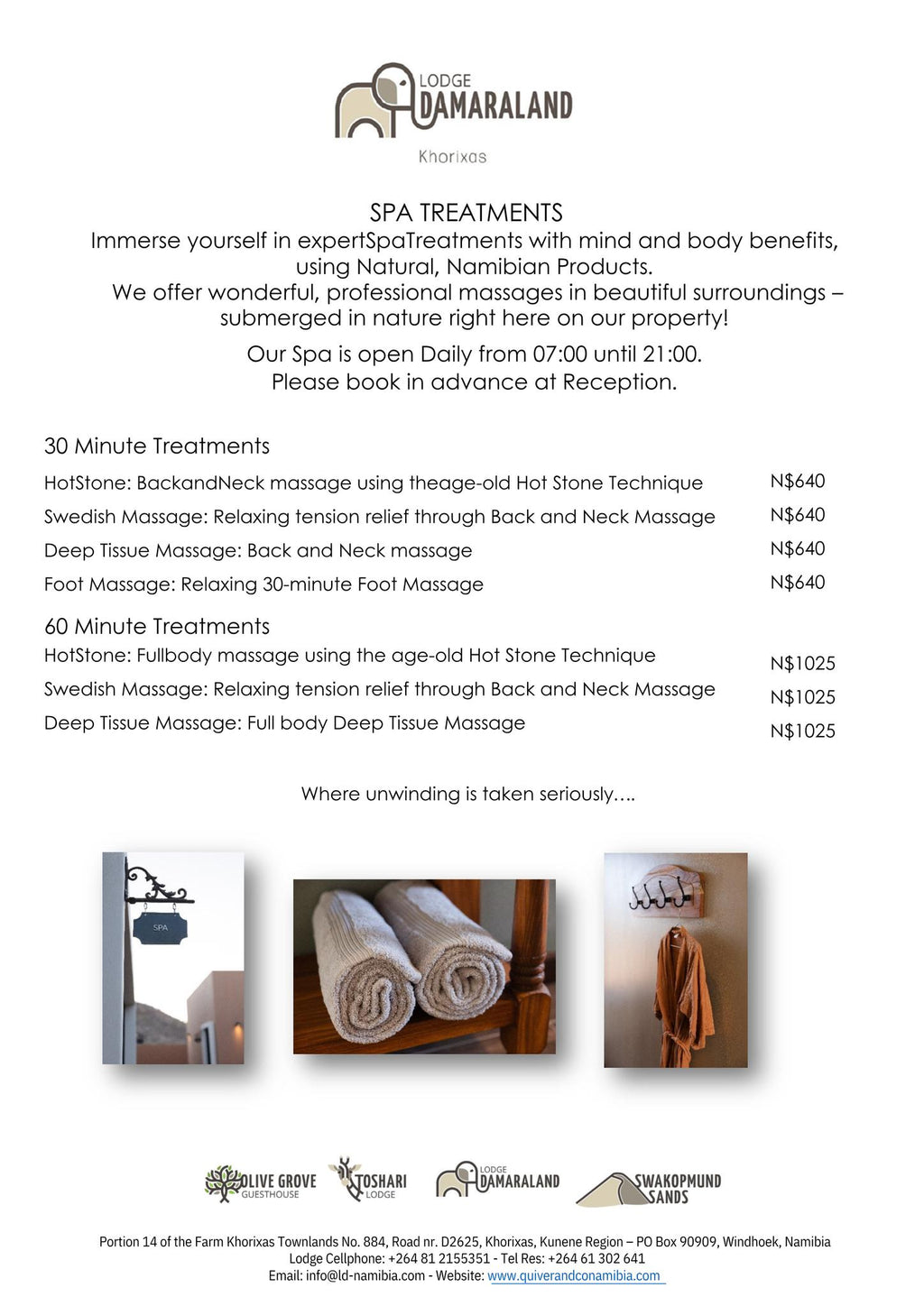 Spa Treatments - Onsite gallery image 2