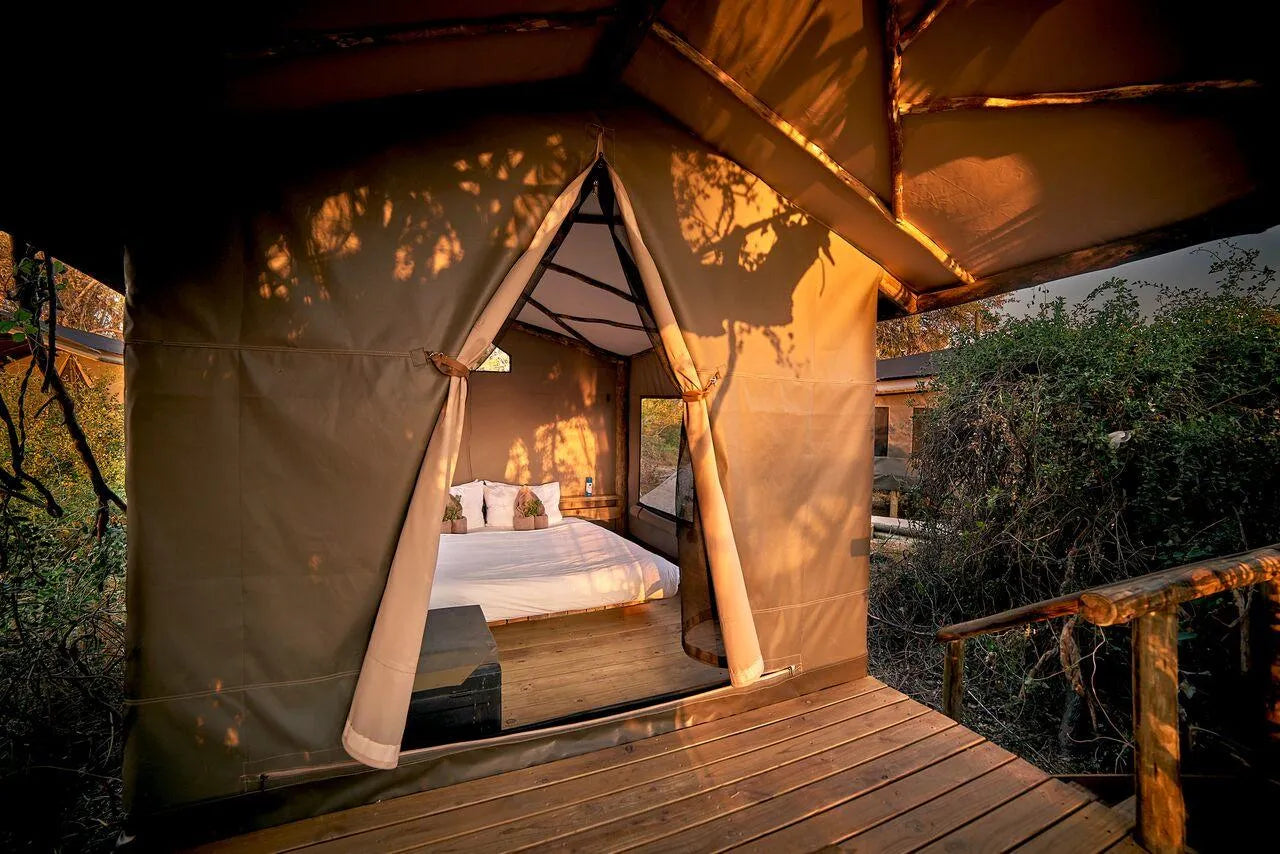 Oddballs' Camp at Oddballs' Camp, Moremi Game Reserve, Botswana.