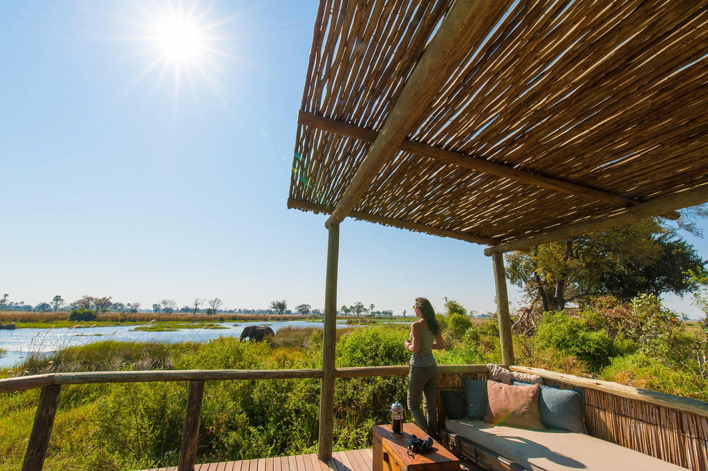 Beautiful views from Delta Camp at Delta Camp, Okavango Delta, Botswana.