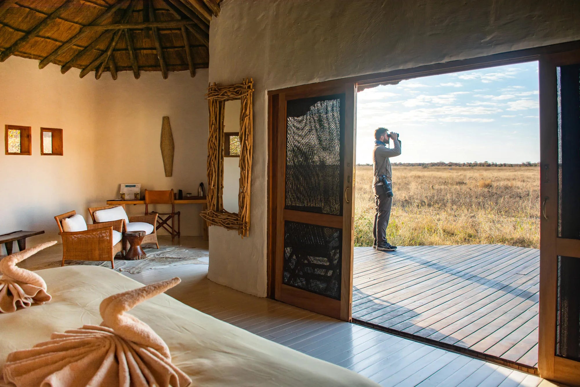 Nxai Pan at Nxai Pan , Nxai Pan National Park, Botswana.