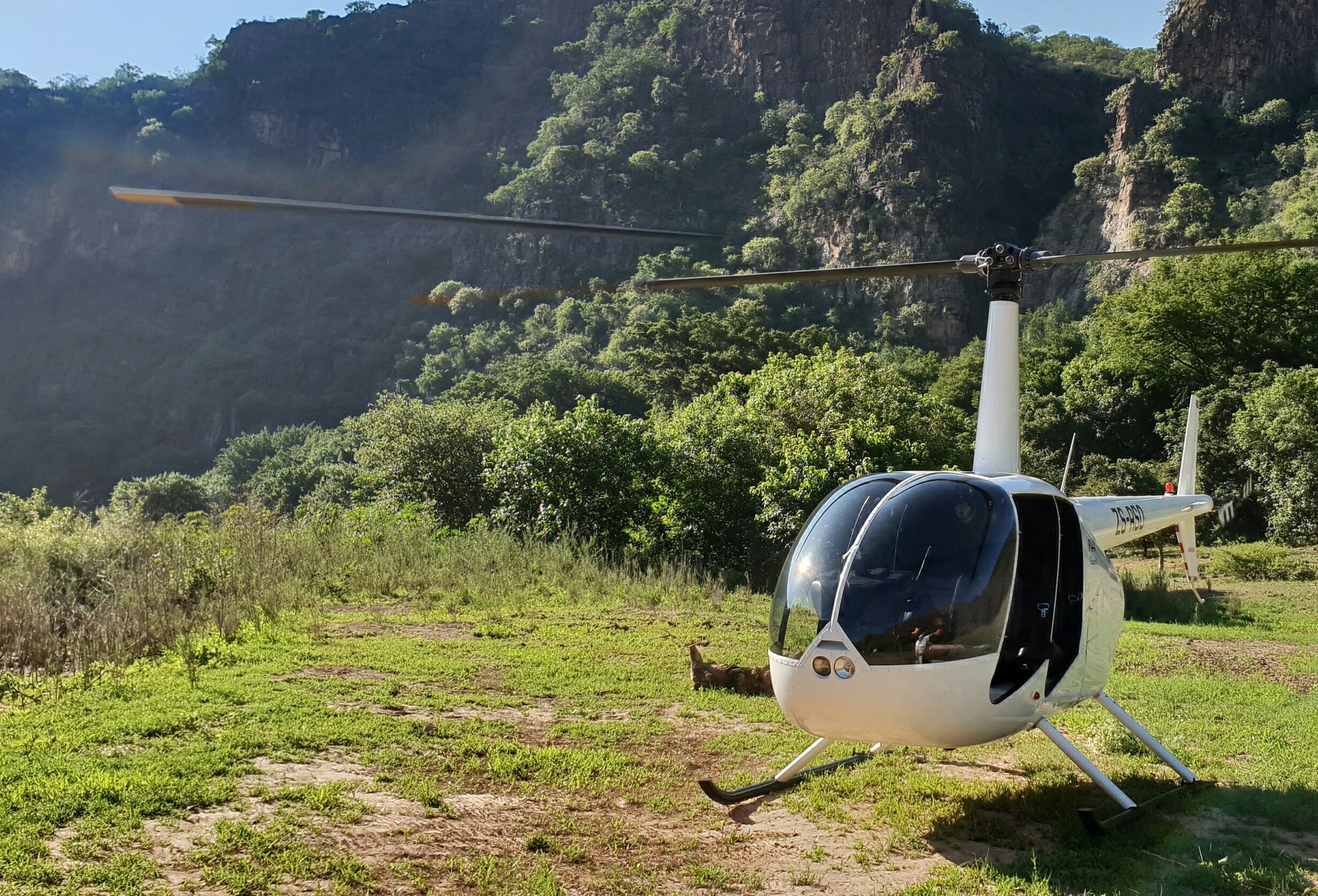 Karongwe - Shiduli Safari Lodge — Helicopter flights