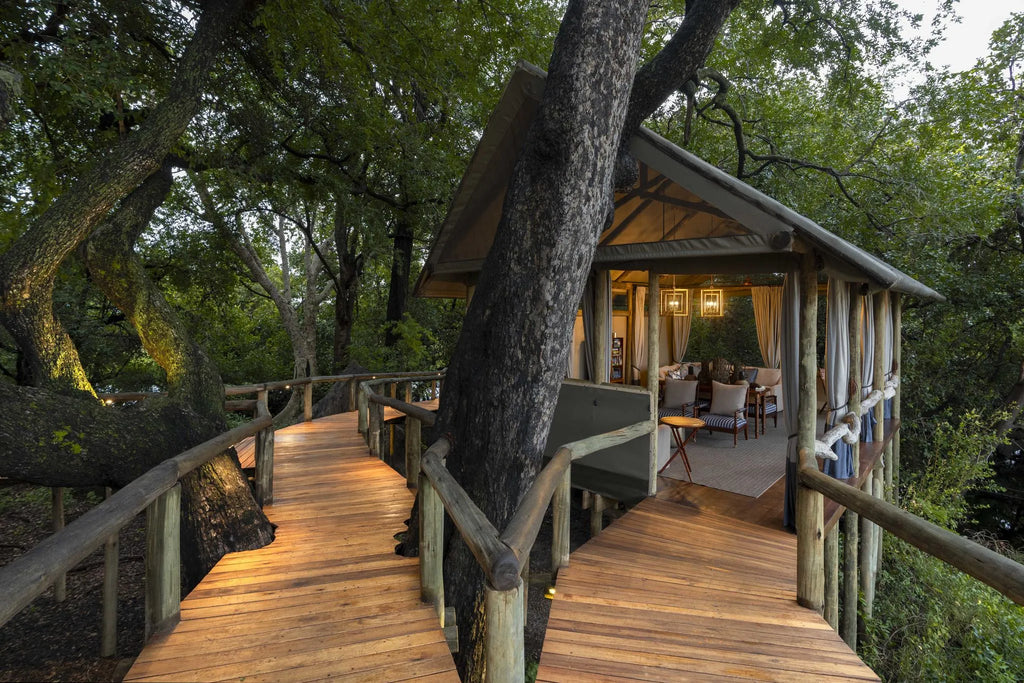 Main area at Shinde, Okavango Delta, Botswana.
